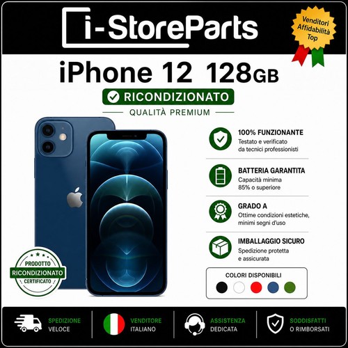 Iphone ricondizionato 128gb - 12,